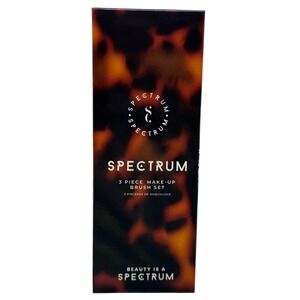 Spectrum Makeup Brush‎ Set - 3 Piece Face Complexion, Eyeshadow Blending
